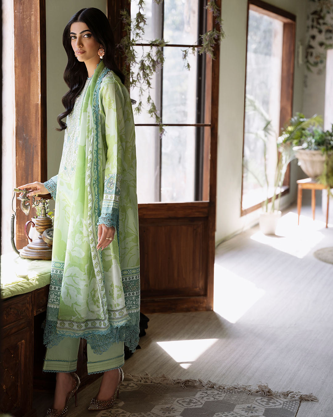 Roheenaz | Flora Printed Lawn | Euphoria