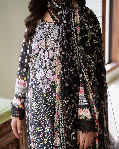 Roheenaz | Flora Printed Lawn | Veridian - Ladies Clothes 