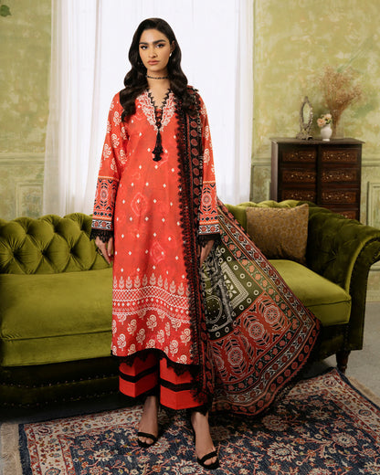 Roheenaz | Flora Printed Lawn | Solstice - Ladies Clothes 