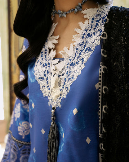 Roheenaz | Flora Printed Lawn | Ember - Ladies Clothes 