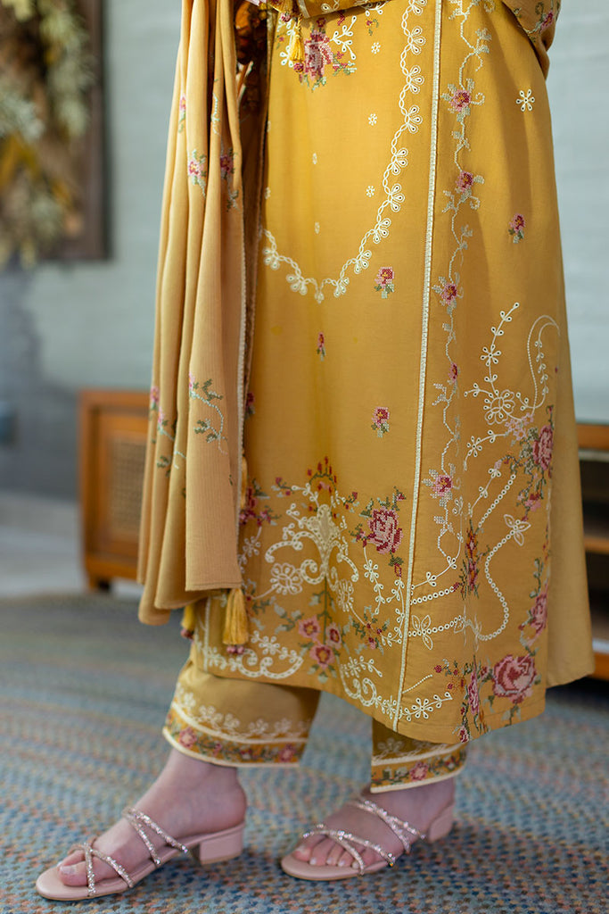 Cross Stitch | Cotton Satin 25 | ROSETTE BLISS- - Ladies Clothes - Maria Faisal