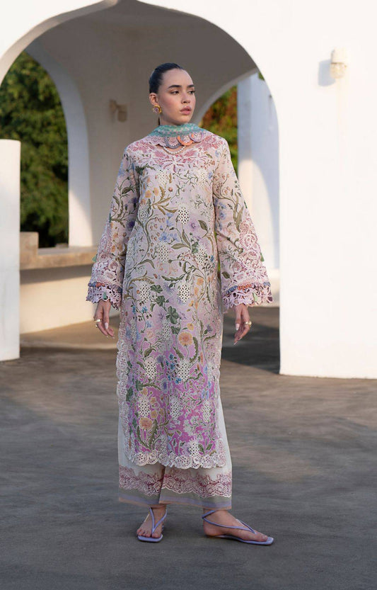 AJR Couture | Printakari Lawn 25 | Rose by Maria Faisal - Registered Vendor of : AJR Couture - type : Ladies Clothes - 100% original wedding dresses