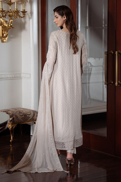 Cross Stitch | FW-25 RTS WED Chiffon EDIT-1 | DUNE GRACE - WEDDING SUITS - available at Maria Faisal in UK and USA.