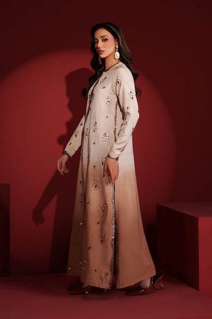 Fozia Khalid | Ombre Luxe | Radiant Dusk - Luxury Dress - available at Maria Faisal in UK and USA.