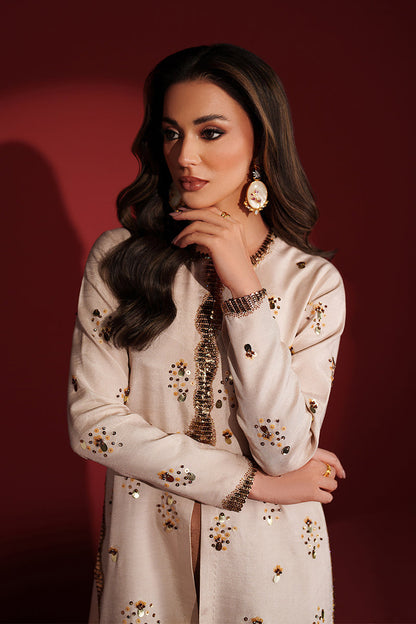 Fozia Khalid | Ombre Luxe | Radiant Dusk - Luxury Dress - available at Maria Faisal in UK and USA.