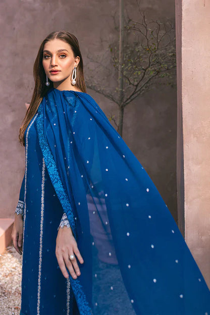 Azure | Embroidered Ensembles 3 Pcs | Radiant Sky - Formal 