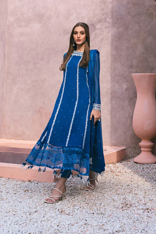 Azure | Embroidered Ensembles 3 Pcs | Radiant Sky - Formal 