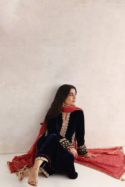 Sana Abbas | Velvet Formals | RAINA - Ladies Clothes - Maria Faisal
