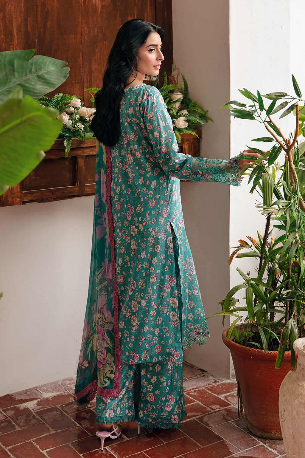 Ramsha | Rangrez Lawn Collection | N-402 - Ladies Clothes - Maria Faisal