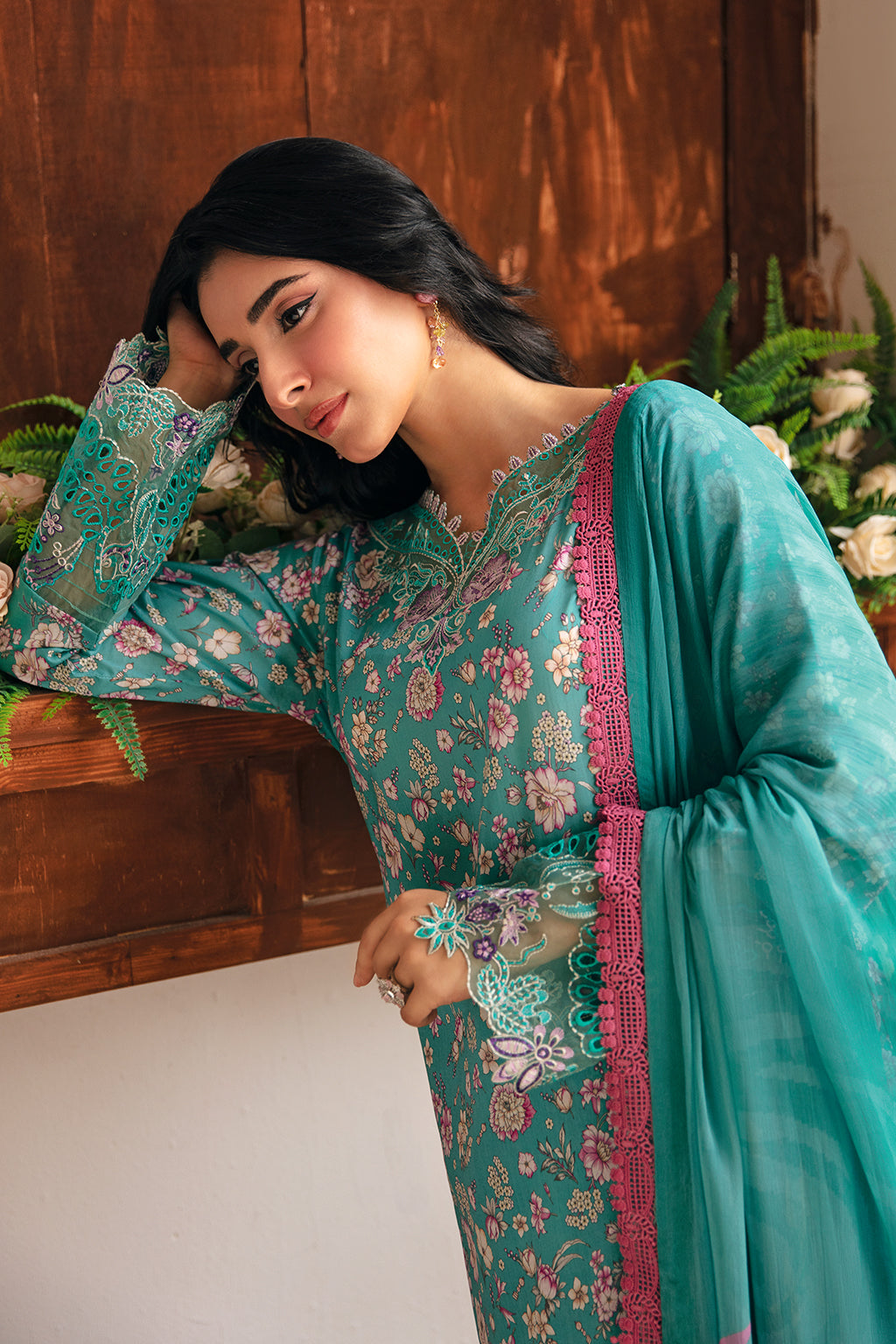 Ramsha | Rangrez Lawn Collection | N-402 - Ladies Clothes - Maria Faisal
