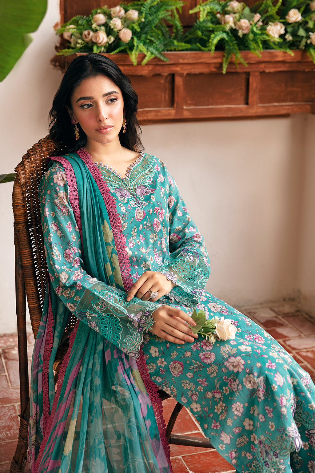 Ramsha | Rangrez Lawn Collection | N-402 - Ladies Clothes - Maria Faisal