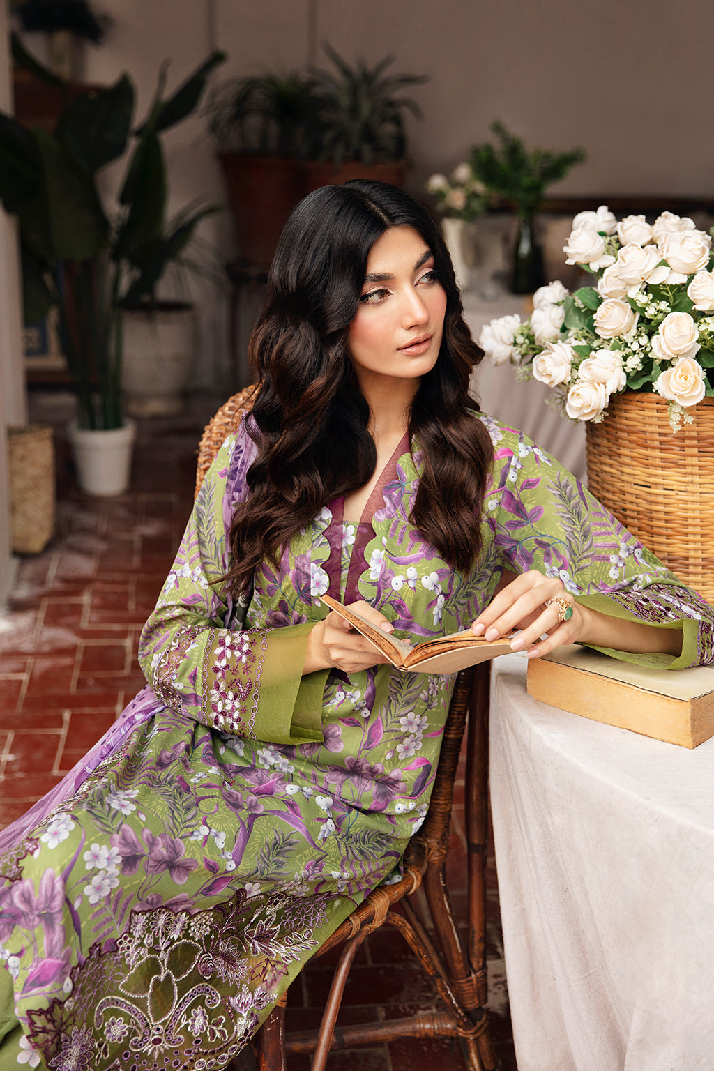 Ramsha | Rangrez Lawn Collection | N-410 - Ladies Clothes - Maria Faisal