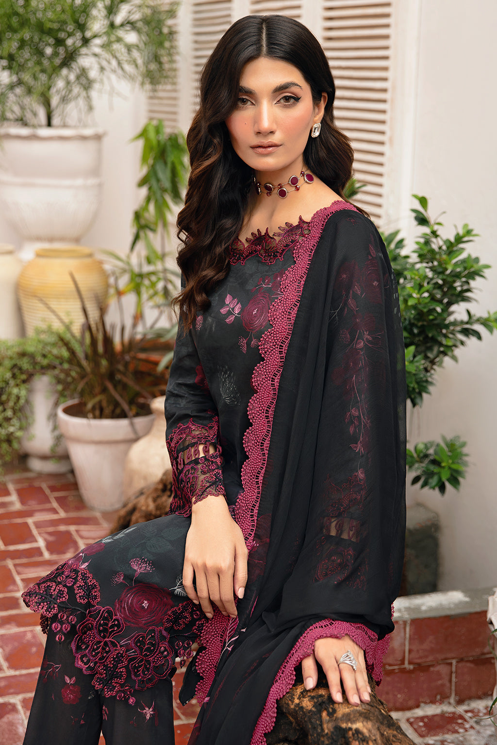 Ramsha | Rangrez Lawn Collection | N-401 - Ladies Clothes - Maria Faisal