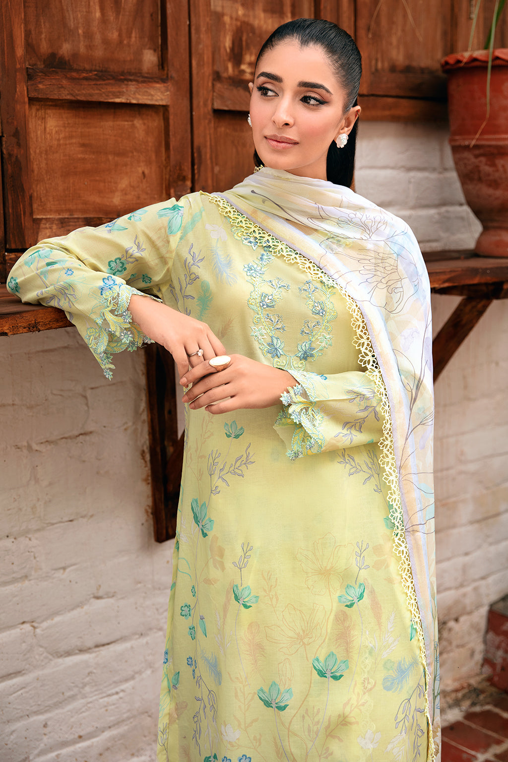 Ramsha | Rangrez Lawn Collection | N-407 - Ladies Clothes - Maria Faisal