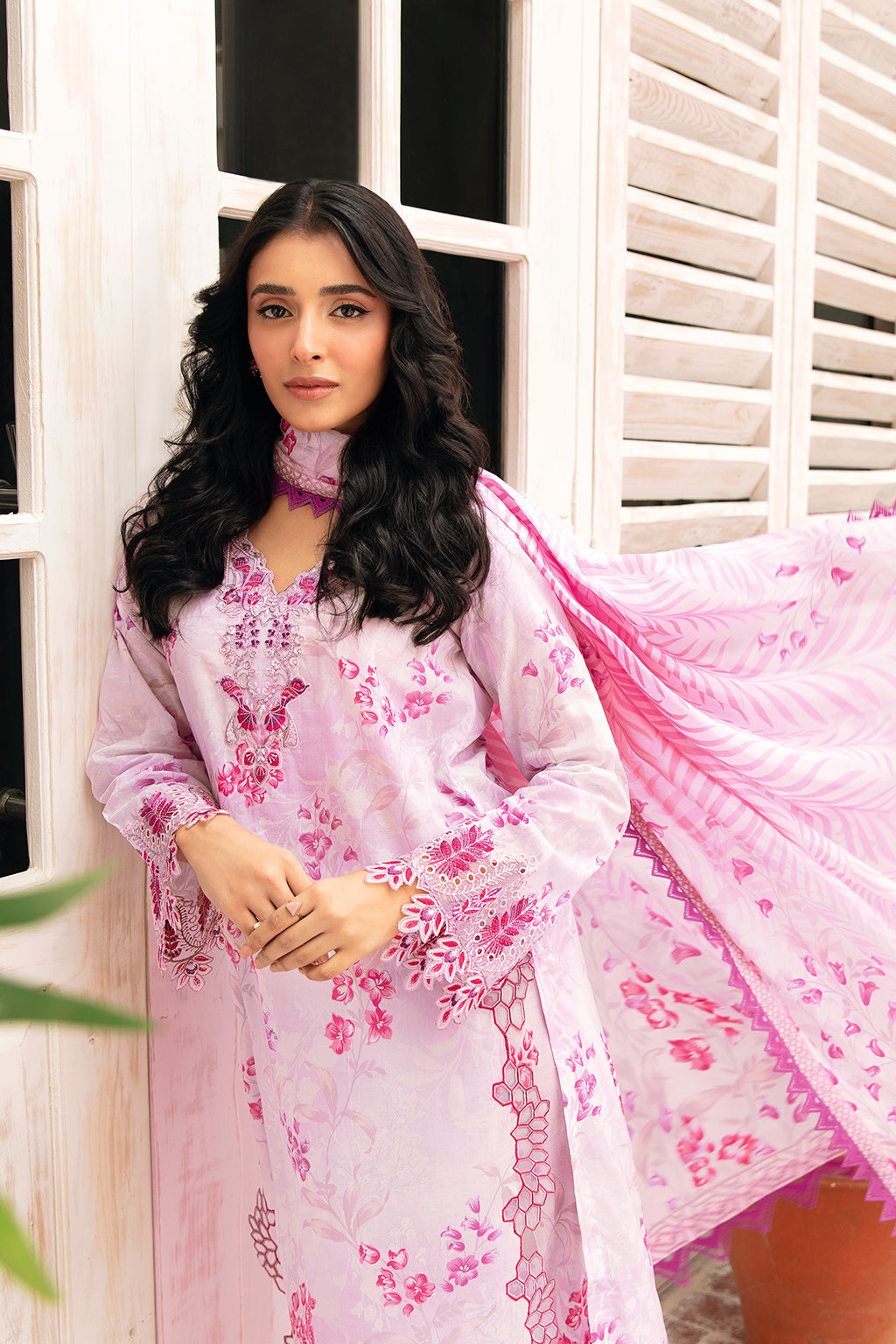 Ramsha | Rangrez Lawn Collection | N-405 - Ladies Clothes - Maria Faisal