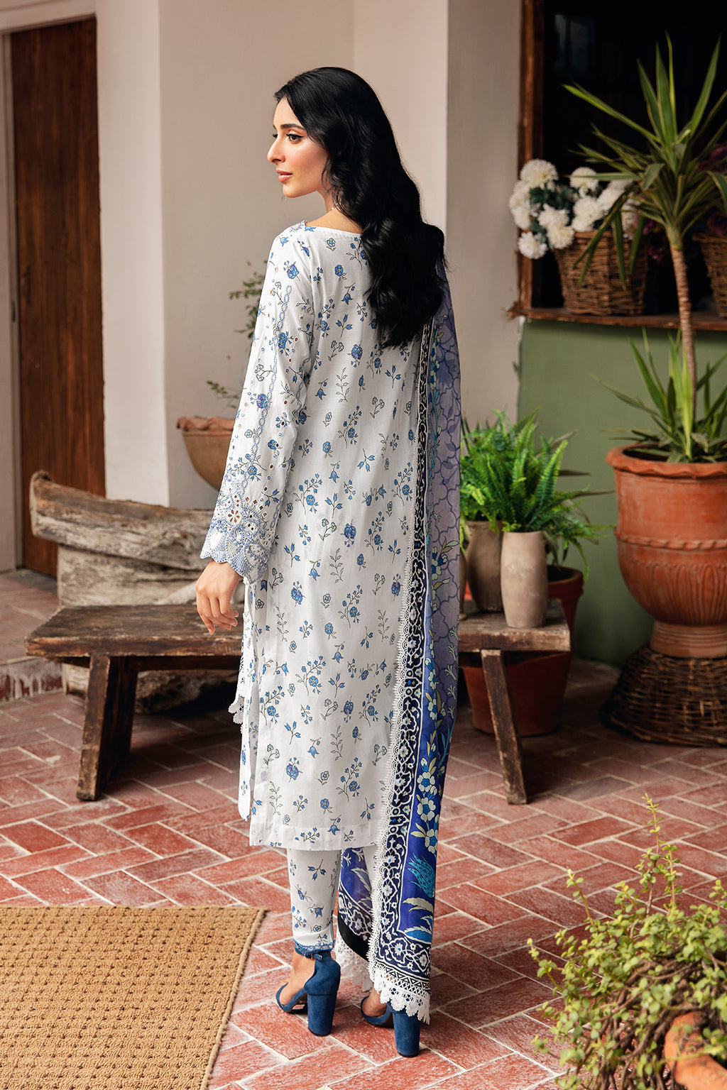 Ramsha | Rangrez Lawn Collection | N-403 - Ladies Clothes - Maria Faisal