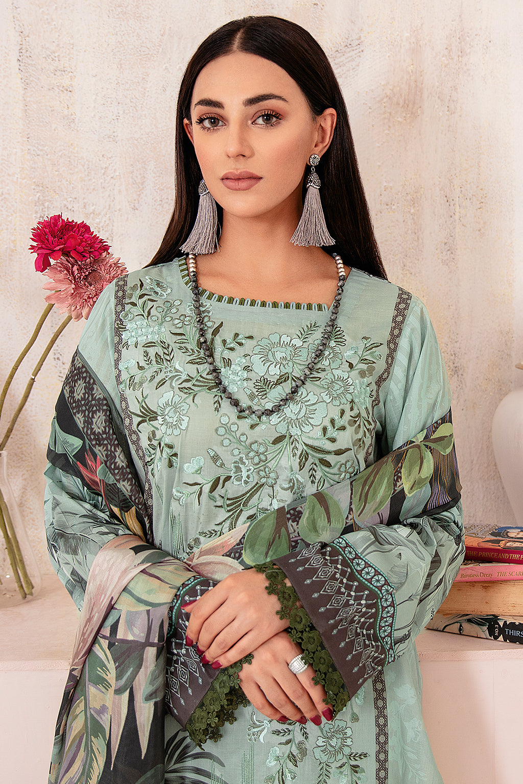 Ramsha | Rangrez Lawn Collection | N-301 - Ladies Clothes - Maria Faisal