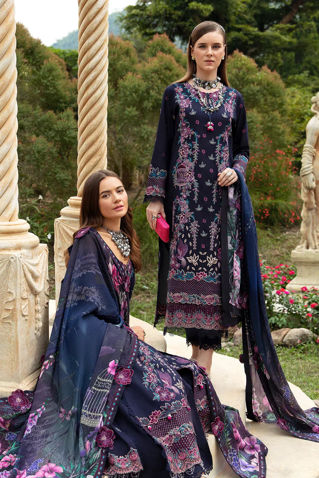 Ramsha | Andaz Collection | Deep Blue - Ladies Clothes - Maria Faisal