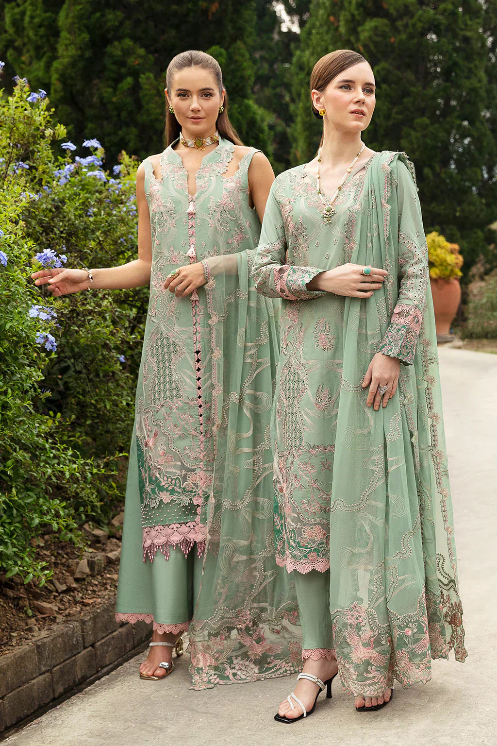 Ramsha | Andaz Collection | PASTEL GREEN - Ladies Clothes - Maria Faisal