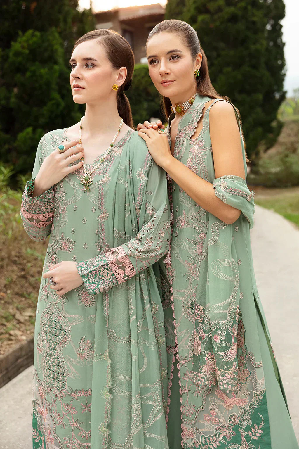 Ramsha | Andaz Collection | PASTEL GREEN