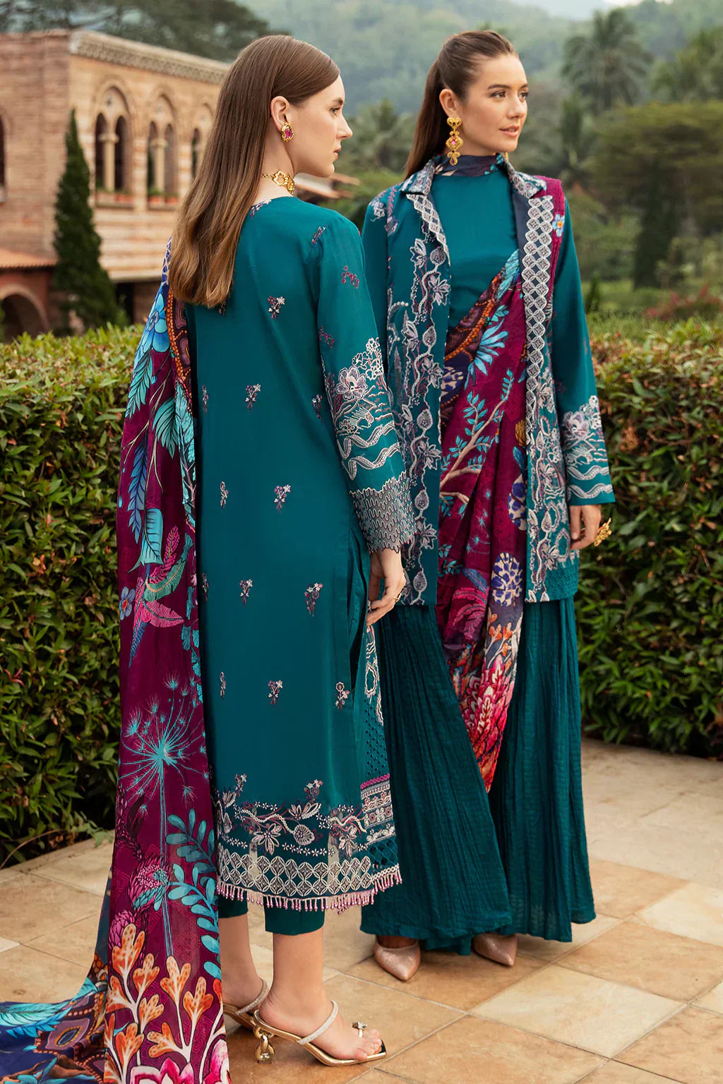 Ramsha | Andaz Collection | SEA BLUE - Ladies Clothes - Maria Faisal