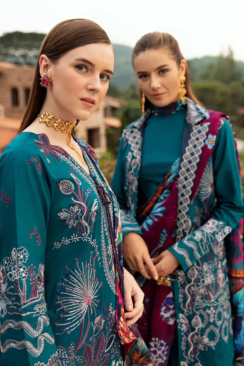 Ramsha | Andaz Collection | SEA BLUE - Ladies Clothes - Maria Faisal