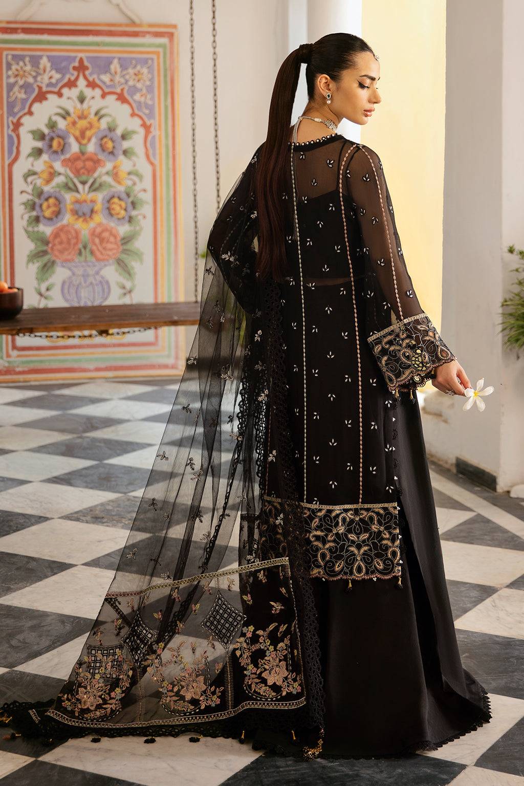 Ramsha | Dastak Luxury Chiffon Collection | Q-106 by Maria Faisal - Registered Vendor of : Ramsha - type : Ladies Clothes - 100% original wedding dresses