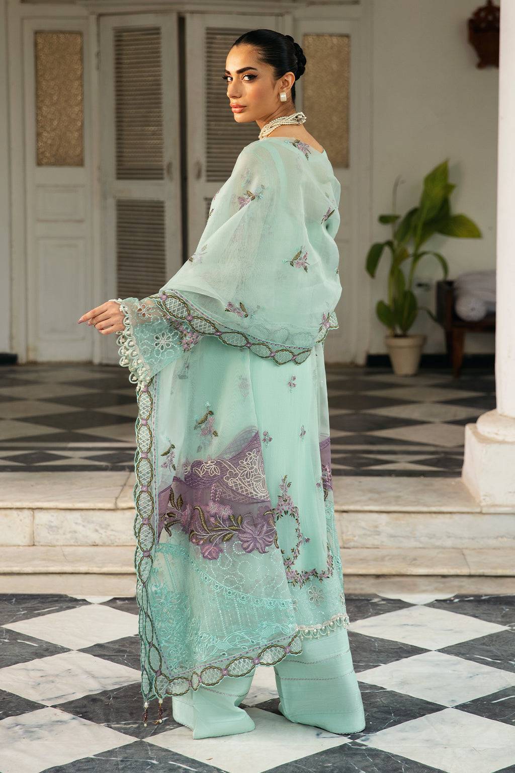 Ramsha | Dastak Luxury Chiffon Collection | Q-102 by Maria Faisal - Registered Vendor of : Ramsha - type : Ladies Clothes - 100% original wedding dresses
