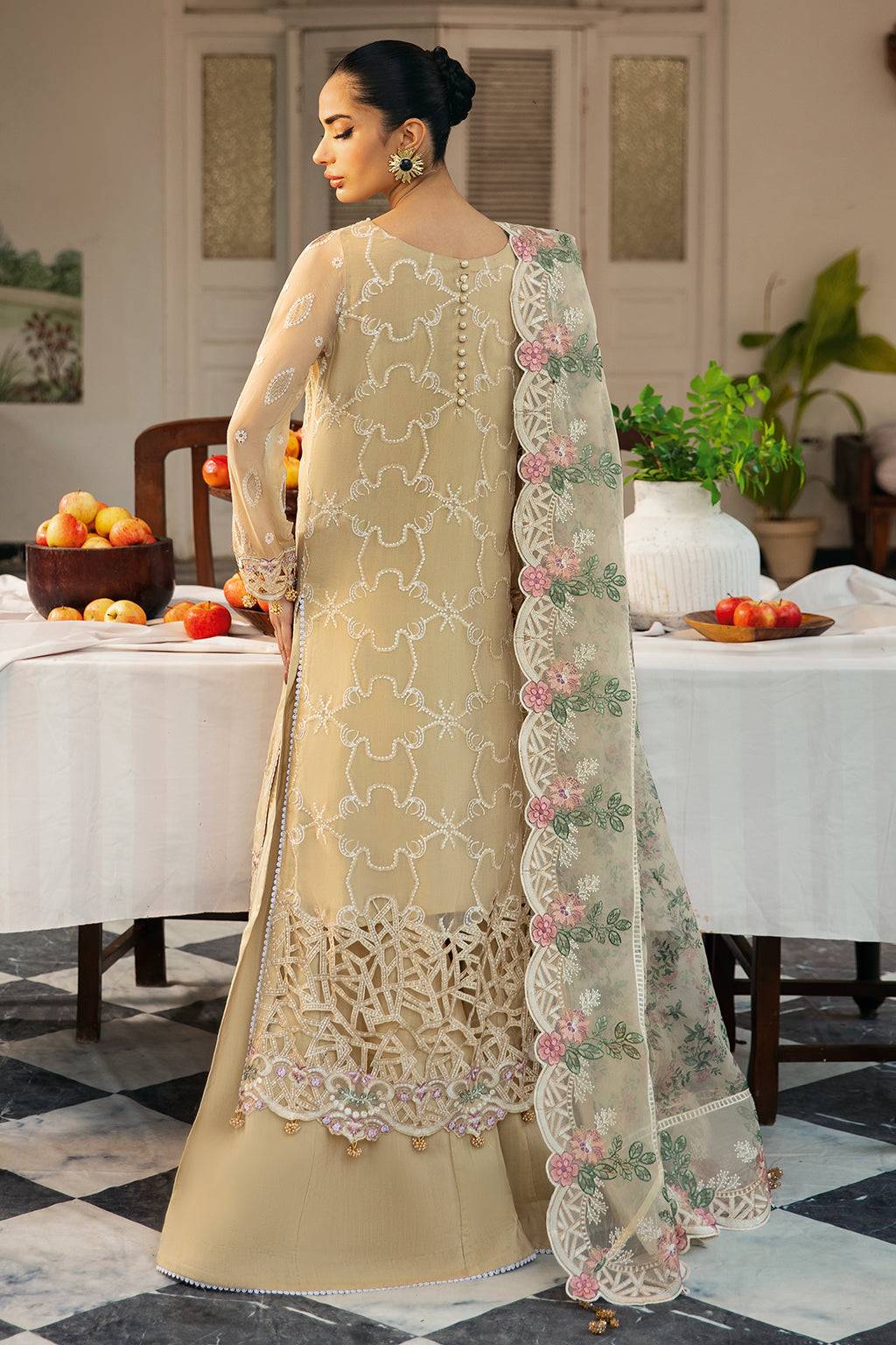 Ramsha | Dastak Luxury Chiffon Collection | Q-105 by Maria Faisal - Registered Vendor of : Ramsha - type : Ladies Clothes - 100% original wedding dresses