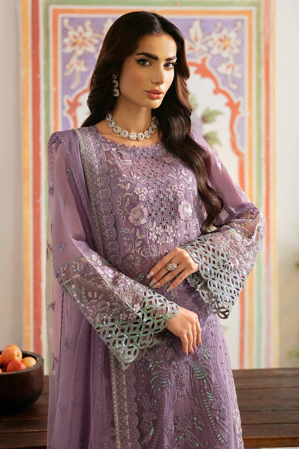 Ramsha | Dastak Luxury Chiffon Collection | Q-108 by Maria Faisal - Registered Vendor of : Ramsha - type : Ladies Clothes - 100% original wedding dresses