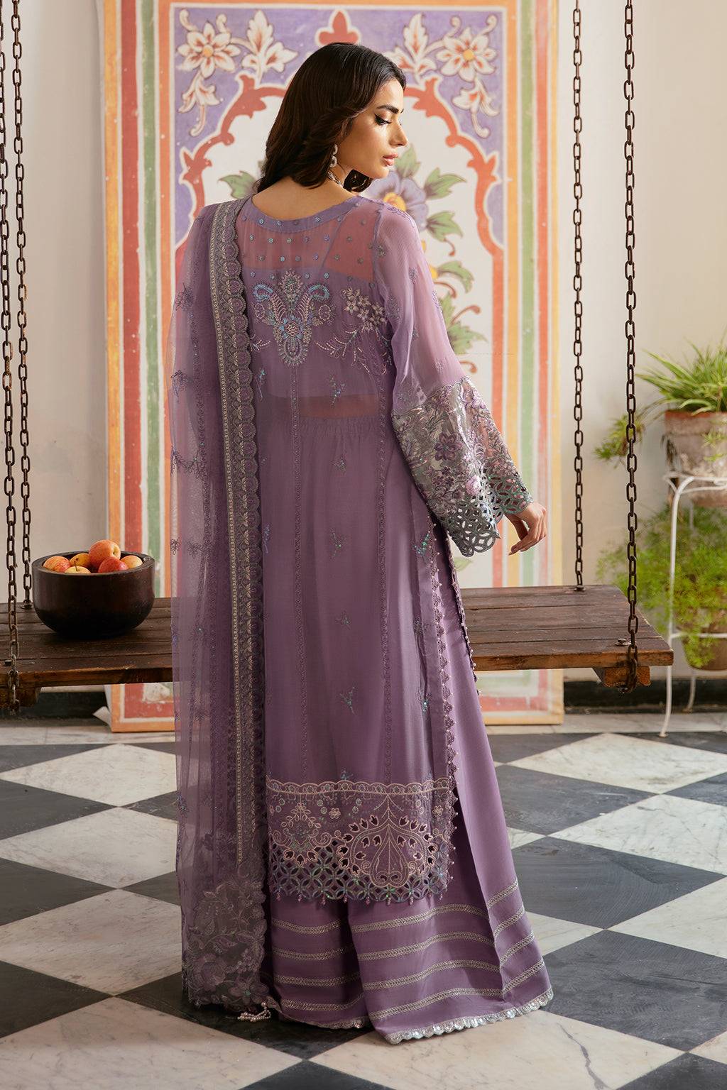 Ramsha | Dastak Luxury Chiffon Collection | Q-108 by Maria Faisal - Registered Vendor of : Ramsha - type : Ladies Clothes - 100% original wedding dresses