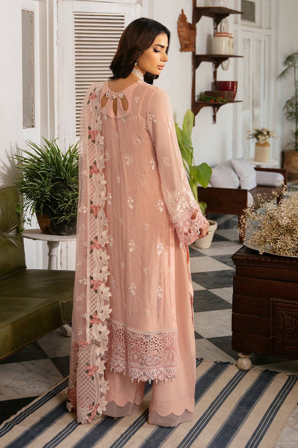 Ramsha | Dastak Luxury Chiffon Collection | Q-101 by Maria Faisal - Registered Vendor of : Ramsha - type : Ladies Clothes - 100% original wedding dresses