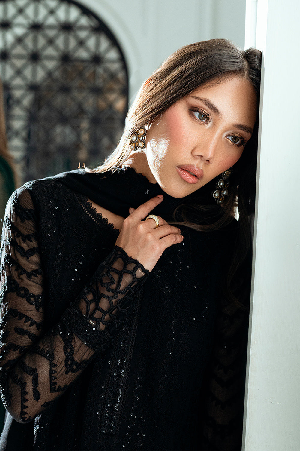 Azure | Ensembles | Raven Drape - Ladies Clothes - Maria Faisal