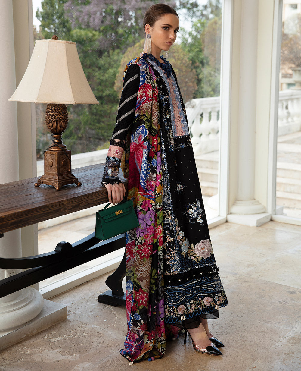 Republic Womenswear | Ilana Eid Luxury Lawn | Mƒƒ‚©line - Waniyas