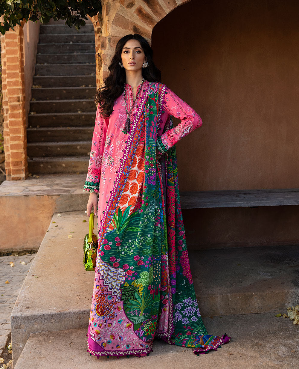 Republic Womenswear | Ilana Eid Luxury Lawn | Clemence - Waniyas