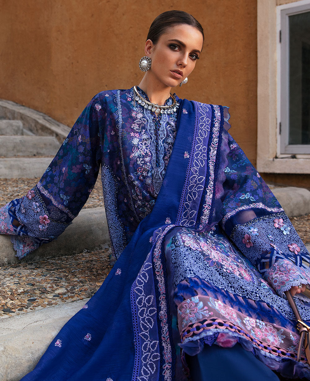 Republic Womenswear | Ilana Eid Luxury Lawn | Lawn Lune - Waniyas