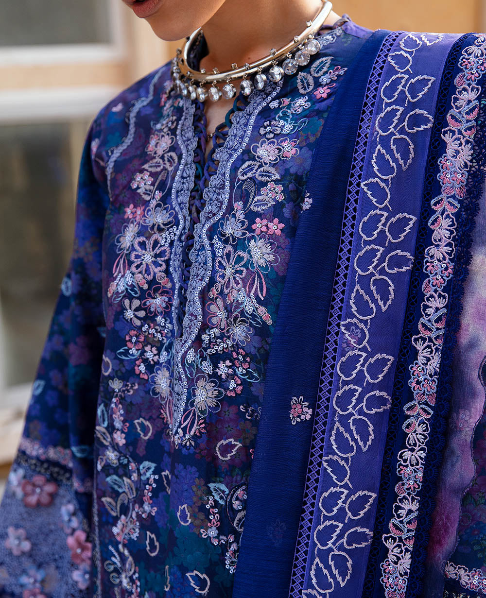 Republic Womenswear | Ilana Eid Luxury Lawn | Lawn Lune - Waniyas