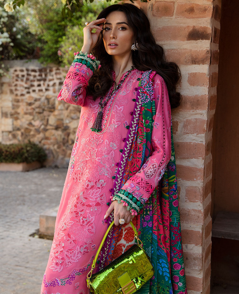 Republic Womenswear | Ilana Eid Luxury Lawn | Clemence - Waniyas