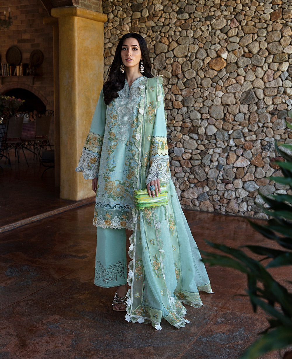 Republic Womenswear | Ilana Eid Luxury Lawn | Elaine - Waniyas