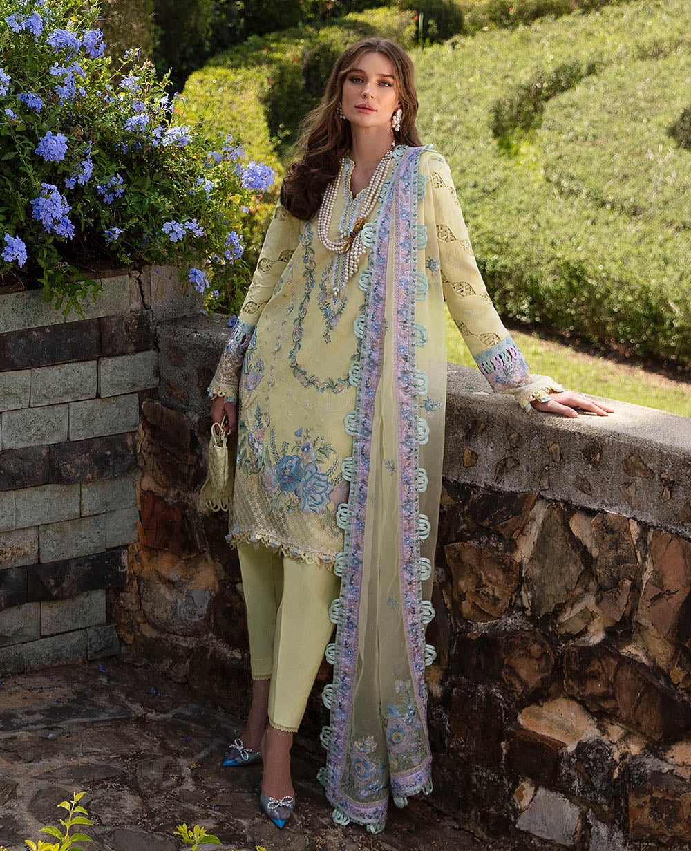 Republic Womenswear | Ilana Eid Luxury Lawn | Sylvie - Waniyas