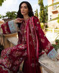 Republic Womenswear | Ilana Eid Luxury Lawn | Rouge - Waniyas