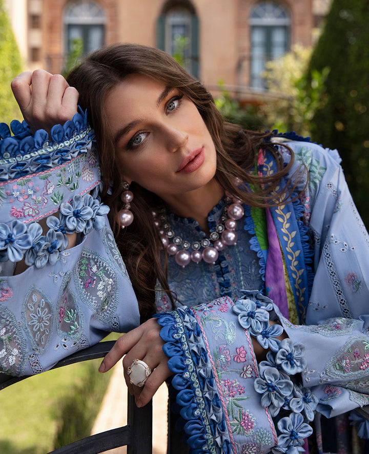 Republic Womenswear | Ilana Eid Luxury Lawn | Elodie - Waniyas