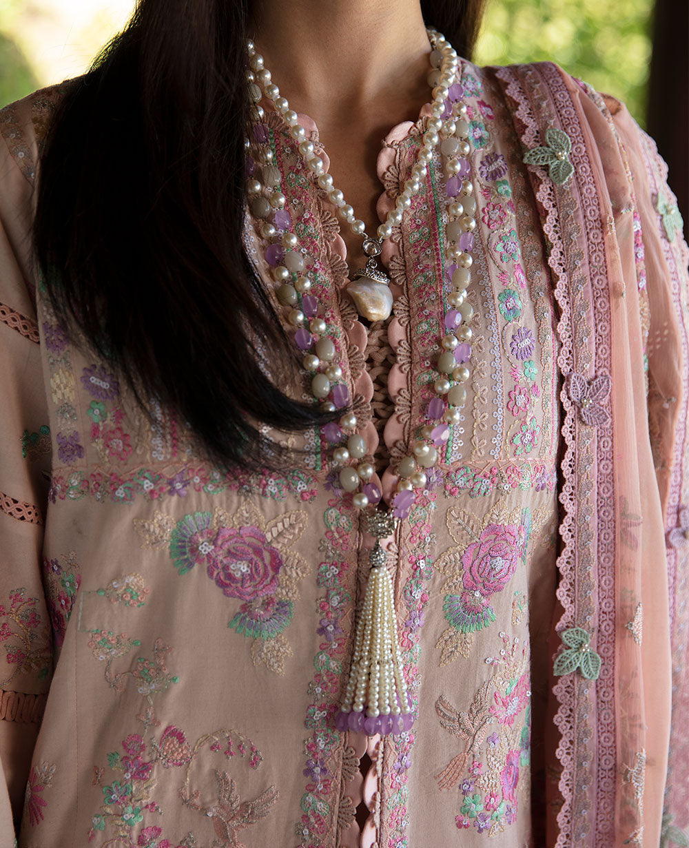 Republic Womenswear | Ilana Eid Luxury Lawn | Lumiere - Waniyas