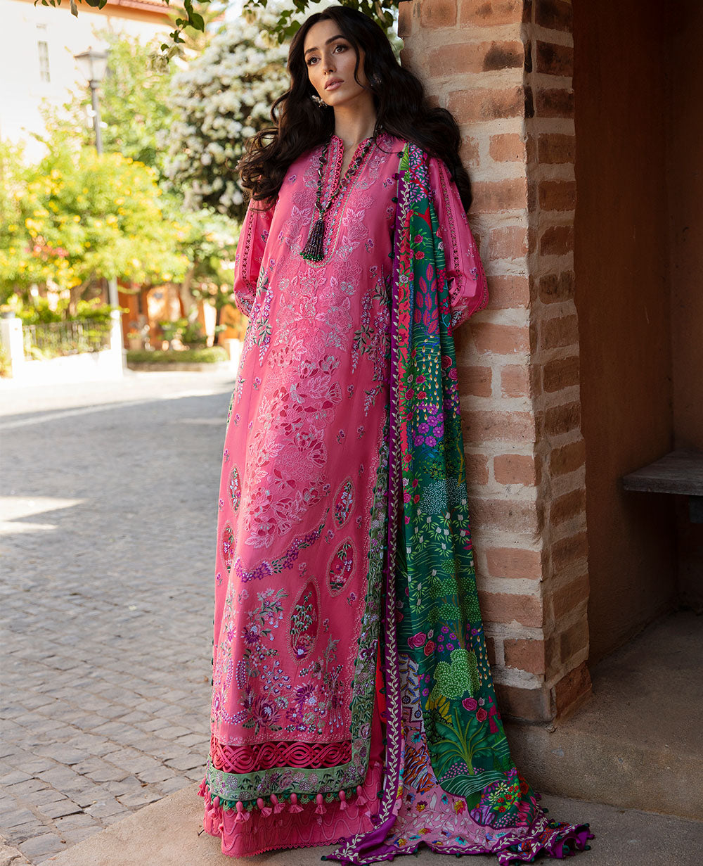 Republic Womenswear | Ilana Eid Luxury Lawn | Clemence - Waniyas