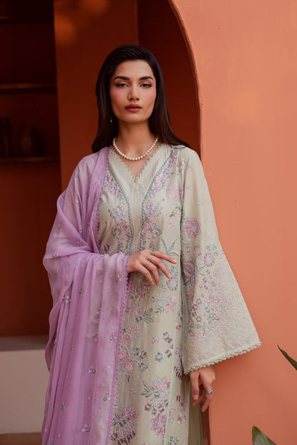 Batik | Festive Eid 26 | Reeya - Luxury Dress - available at Maria Faisal in UK and USA.