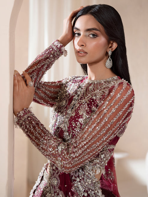 Epoque | Reve Luxury Formals | Reine - Formal Dress - available at Maria Faisal in UK and USA.