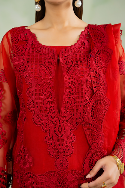 Saad Shaikh | Cutwork 26 | Relle - Luxury Dress - available at Maria Faisal in UK and USA.
