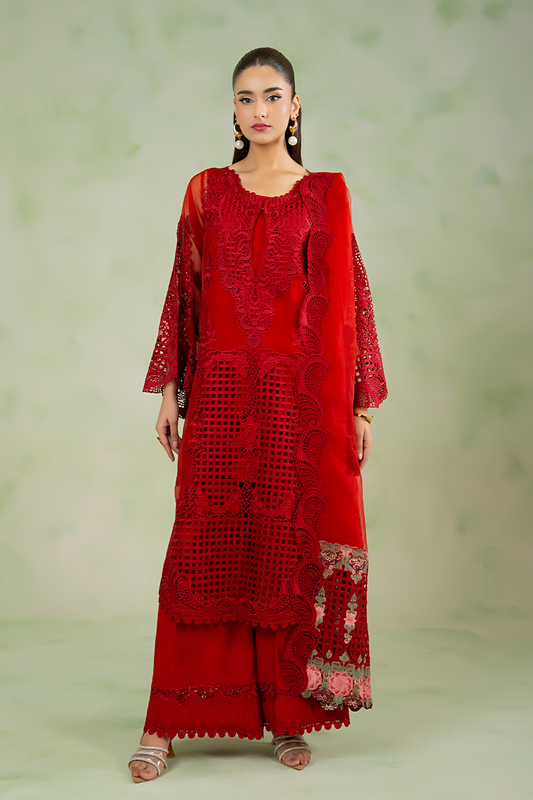 Saad Shaikh | Cutwork 26 | Relle - Luxury Dress - available at Maria Faisal in UK and USA.