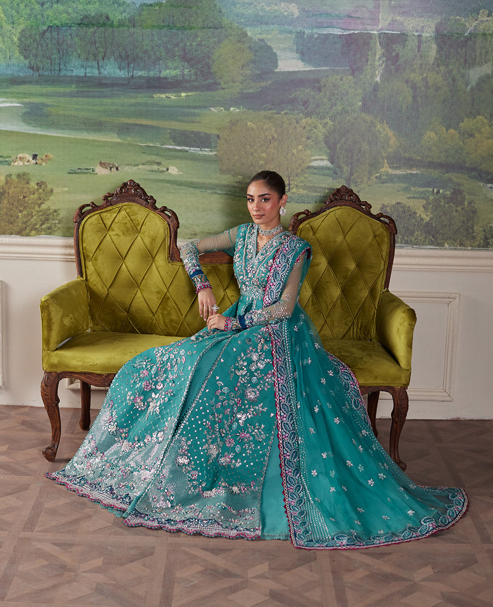 Republic Womenswear | Pieno De Verde Wedding 24 | RWU-24-D6 (Serra ) - Wedding Dress - Maria Faisal