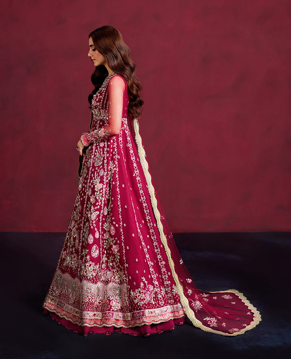 Republic Womenswear | Pieno De Verde Wedding 24 | RWU-24-D1 (Silene ) - Wedding Dress - Maria Faisal